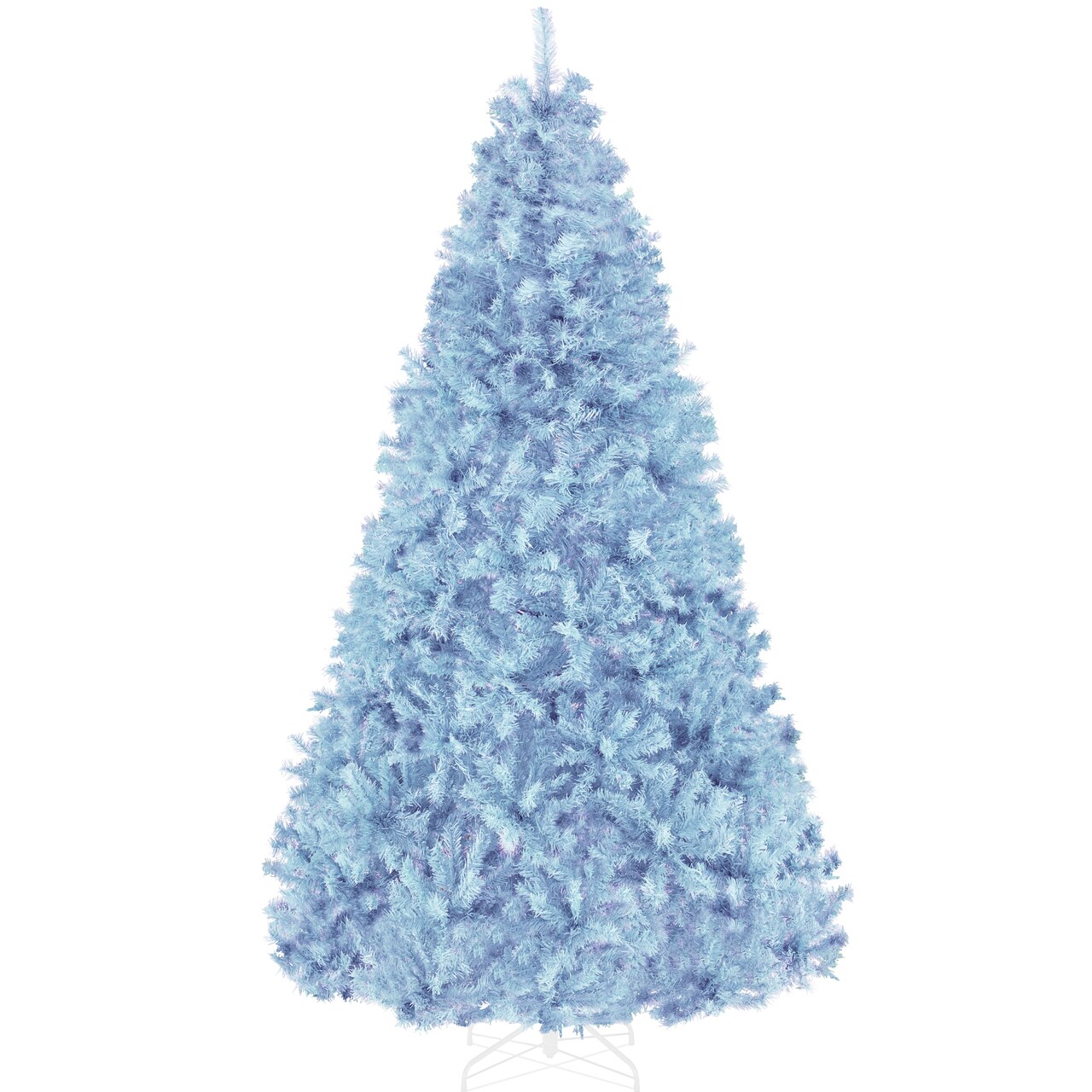 Best Choice Products Artificial Christmas Tree, Premium Unlit Pine Design, Dense Branches w/Easy Assembly - Baby Blue